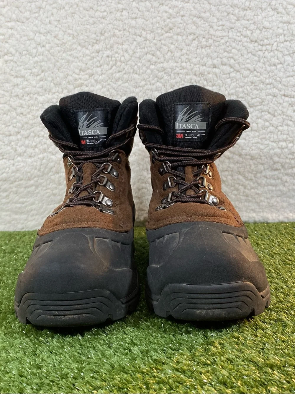 Itasca Ice Breaker Thinsulated Winter Boots Men's Size 7 Brown Suede #6442694